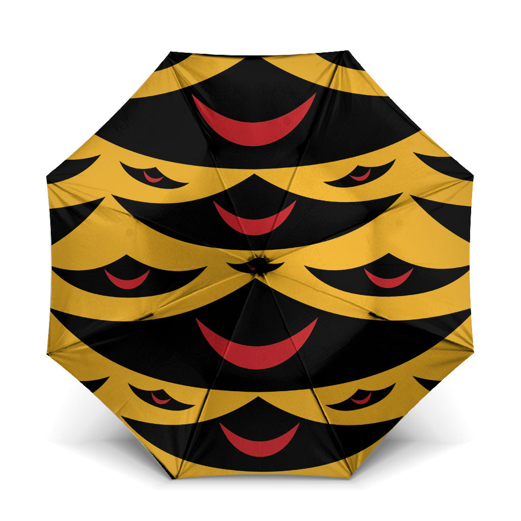 Hawaii Ahu Ula Inspired Umbrella Yellow Version LT05 One Size Folded 11.42 inch Opened Diameter 37.4 inch Yellow - Polynesian Pride