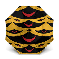 Hawaii Ahu Ula Inspired Umbrella Yellow Version LT05 One Size Folded 11.42 inch Opened Diameter 37.4 inch Yellow - Polynesian Pride