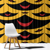 Hawaii Ahu Ula Inspired Window Curtain Yellow Version LT05 - Polynesian Pride