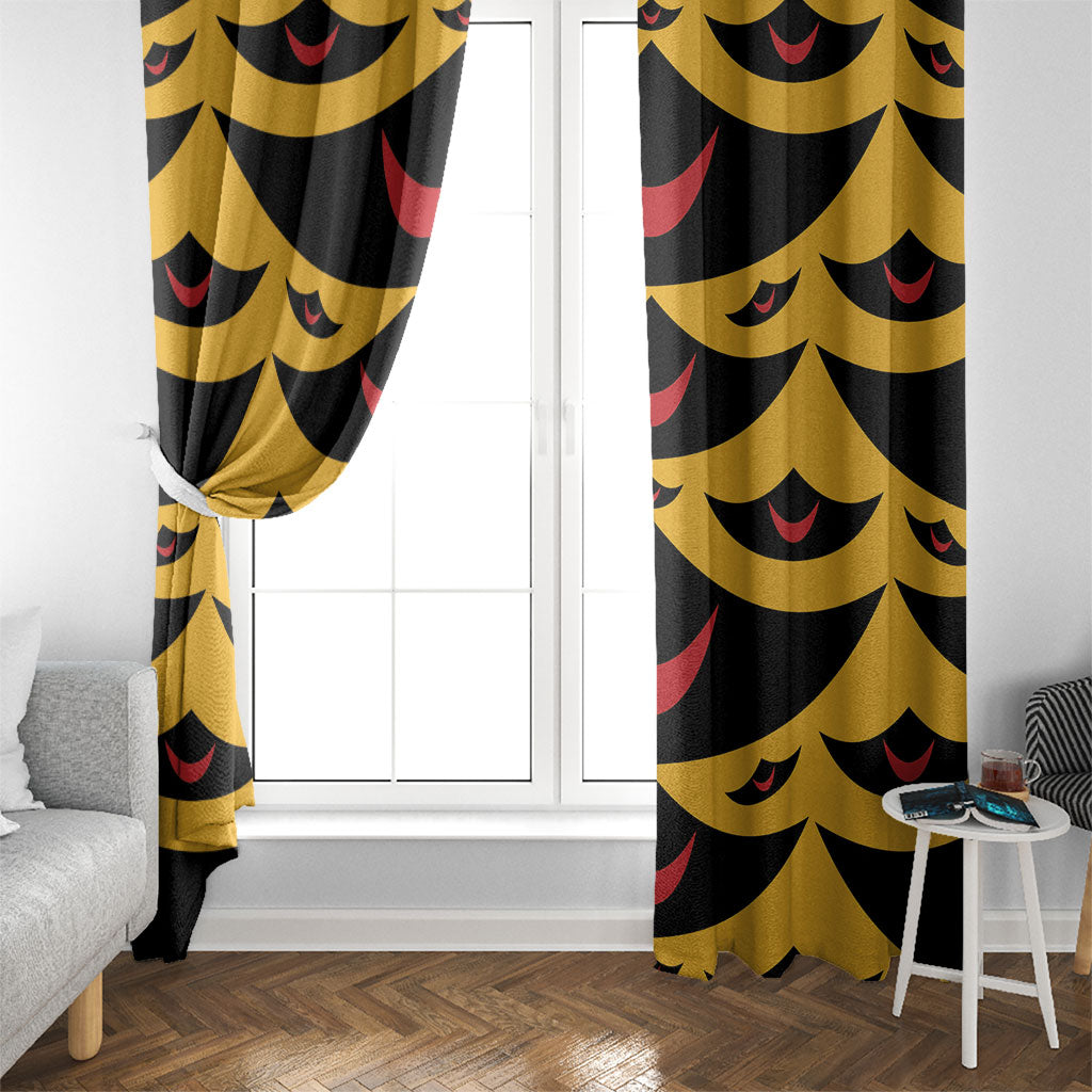 Hawaii Ahu Ula Inspired Window Curtain Yellow Version LT05 - Polynesian Pride