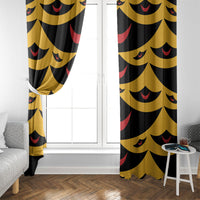 Hawaii Ahu Ula Inspired Window Curtain Yellow Version LT05 - Polynesian Pride