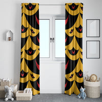 Hawaii Ahu Ula Inspired Window Curtain Yellow Version LT05 - Polynesian Pride