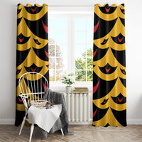 Hawaii Ahu Ula Inspired Window Curtain Yellow Version LT05 - Polynesian Pride