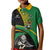 Custom New Zealand And South Africa Rugby Kid Polo Shirt 2023 Springboks Combine All Black Silver Fern LT05 Kid Green - Polynesian Pride