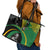 New Zealand And South Africa Rugby Leather Tote Bag 2023 Springboks Combine All Black Silver Fern LT05 - Polynesian Pride