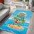 Aloha Hawaii Area Rug Funny Macaw Parrot Tropical Vibe