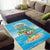 Aloha Hawaii Area Rug Funny Macaw Parrot Tropical Vibe