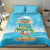 Aloha Hawaii Bedding Set Funny Macaw Parrot Tropical Vibe