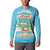 Aloha Hawaii Button Sweatshirt Funny Macaw Parrot Tropical Vibe