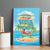 Aloha Hawaii Canvas Wall Art Funny Macaw Parrot Tropical Vibe