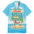 Aloha Hawaii Family Matching Mermaid Dress and Hawaiian Shirt Funny Macaw Parrot Tropical Vibe