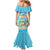 Aloha Hawaii Family Matching Mermaid Dress and Hawaiian Shirt Funny Macaw Parrot Tropical Vibe
