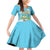 Aloha Hawaii Family Matching Off Shoulder Short Dress and Hawaiian Shirt Funny Macaw Parrot Tropical Vibe