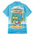 Aloha Hawaii Family Matching Puletasi and Hawaiian Shirt Funny Macaw Parrot Tropical Vibe