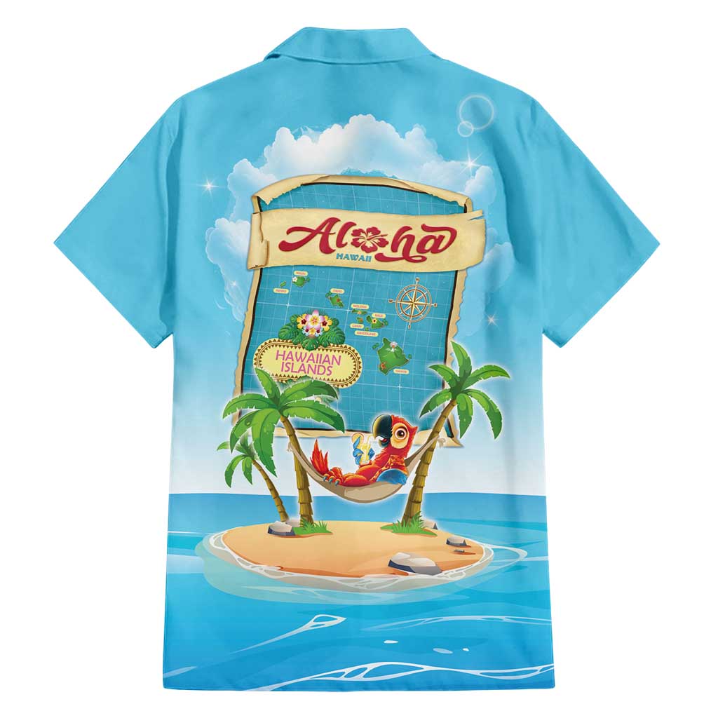 Aloha Hawaii Hawaiian Shirt Funny Macaw Parrot Tropical Vibe
