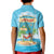 Aloha Hawaii Kid Polo Shirt Funny Macaw Parrot Tropical Vibe