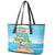 Aloha Hawaii Leather Tote Bag Funny Macaw Parrot Tropical Vibe