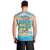 Aloha Hawaii Men Tank Top Funny Macaw Parrot Tropical Vibe