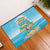 Aloha Hawaii Rubber Doormat Funny Macaw Parrot Tropical Vibe