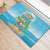 Aloha Hawaii Rubber Doormat Funny Macaw Parrot Tropical Vibe