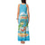 Aloha Hawaii Tank Maxi Dress Funny Macaw Parrot Tropical Vibe