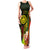 Personalised Hawaii State Motto Family Matching Tank Maxi Dress and Hawaiian Shirt Hawaiian Tribal Reggae Hammerhead Shark LT05 Mom's Dress Reggae - Polynesian Pride