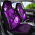 Personalised Hawaii State Motto Car Seat Cover Hawaiian Tribal Purple Hammerhead Shark LT05 - Polynesian Pride