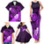 Personalised Hawaii State Motto Family Matching Tank Maxi Dress and Hawaiian Shirt Hawaiian Tribal Purple Hammerhead Shark LT05 - Polynesian Pride