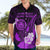 Personalised Hawaii State Motto Hawaiian Shirt Hawaiian Tribal Purple Hammerhead Shark LT05 - Polynesian Pride