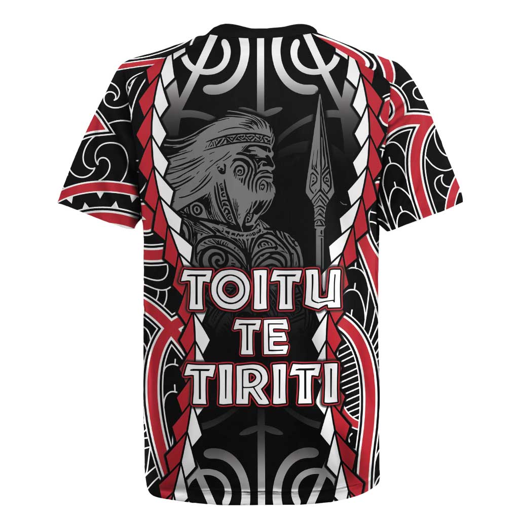 Aotearoa Waitangi Day Rugby Jersey Maori Warrior Tribal Tattoo