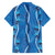 Hawaii Maile Lei Family Matching Tank Maxi Dress and Hawaiian Shirt With Blue Monstera Pattern