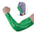 Hawaii Maile Lei Arm Sleeves With Green Monstera Pattern - Polynesian Pride