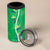 Hawaii Maile Lei 4 in 1 Can Cooler Tumbler With Green Monstera Pattern