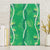 Hawaii Maile Lei Canvas Wall Art With Green Monstera Pattern