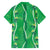 Hawaii Maile Lei Family Matching Tank Maxi Dress and Hawaiian Shirt With Green Monstera Pattern