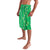 Hawaii Maile Lei Lavalava With Green Monstera Pattern