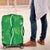 Hawaii Maile Lei Luggage Cover With Green Monstera Pattern