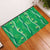 Hawaii Maile Lei Rubber Doormat With Green Monstera Pattern