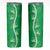 Hawaii Maile Lei Skinny Tumbler With Green Monstera Pattern