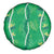 Hawaii Maile Lei Spare Tire Cover With Green Monstera Pattern