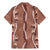 Hawaii Maile Lei Family Matching Mermaid Dress and Hawaiian Shirt With Brown Monstera Pattern