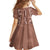Hawaii Maile Lei Family Matching Tank Maxi Dress and Hawaiian Shirt With Brown Monstera Pattern