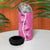 Hawaii Maile Lei 4 in 1 Can Cooler Tumbler With Pink Monstera Pattern