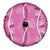 Hawaii Maile Lei Spare Tire Cover With Pink Monstera Pattern