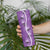 Hawaii Maile Lei Skinny Tumbler With Violet Monstera Pattern