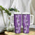 Hawaii Maile Lei Tumbler With Handle With Violet Monstera Pattern