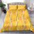 Hawaii Maile Lei Bedding Set With Yellow Monstera Pattern