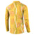 Hawaii Maile Lei Button Sweatshirt With Yellow Monstera Pattern