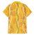 Hawaii Maile Lei Family Matching Tank Maxi Dress and Hawaiian Shirt With Yellow Monstera Pattern