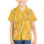 Hawaii Maile Lei Family Matching Tank Maxi Dress and Hawaiian Shirt With Yellow Monstera Pattern